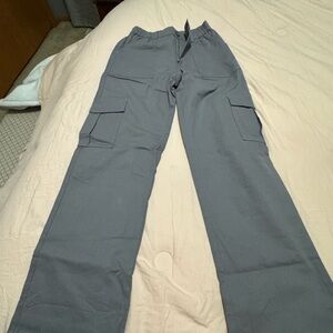 Grey Cargo Pants